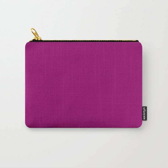NOW MAGENTA SOLID COLOR Carry All Pouch Gallery Image 1