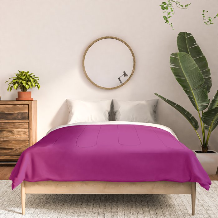 NOW MAGENTA SOLID COLOR Comforter Gallery Image 3
