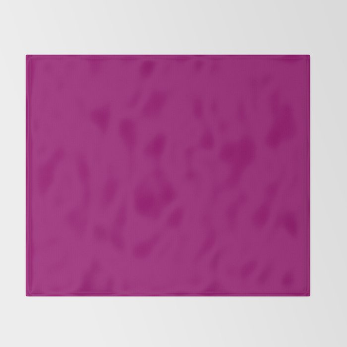NOW MAGENTA SOLID COLOR Throw Blanket Gallery Image 2