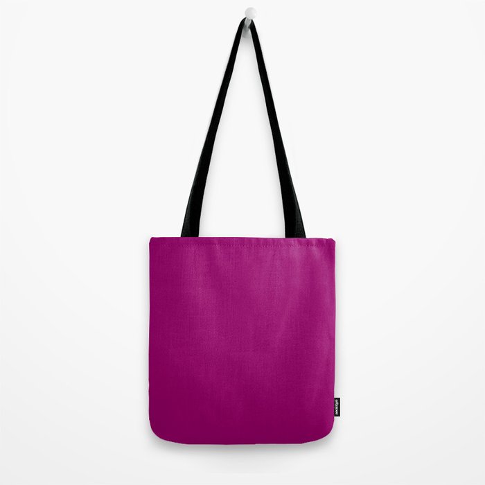 NOW MAGENTA SOLID COLOR Tote Bag Gallery Image 2