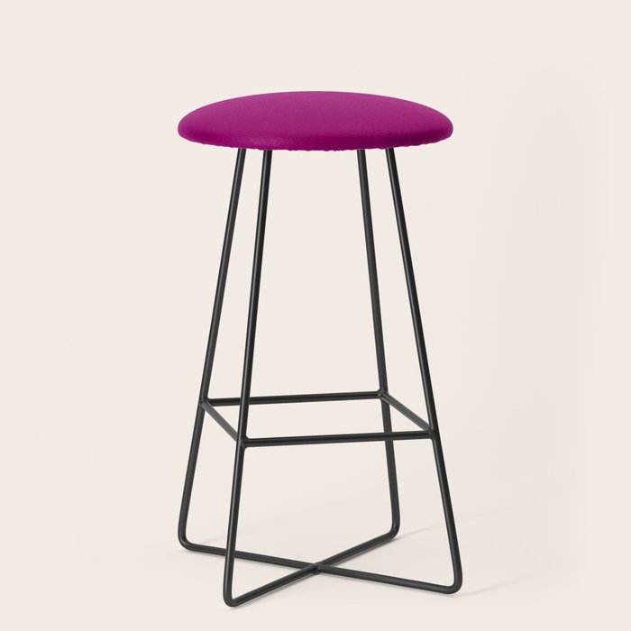 NOW MAGENTA SOLID COLOR Stool Gallery Image 1