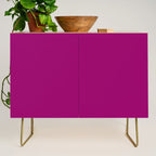 NOW MAGENTA SOLID COLOR Credenza Gallery Image 1