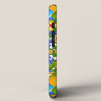 Summer ,Sicilian tiles ,citrus,lemons Mediterranean Pattern  iPhone Case Gallery Image 2