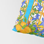 Summer ,Sicilian tiles ,citrus,lemons Mediterranean Pattern  Pillow Sham Gallery Image 4