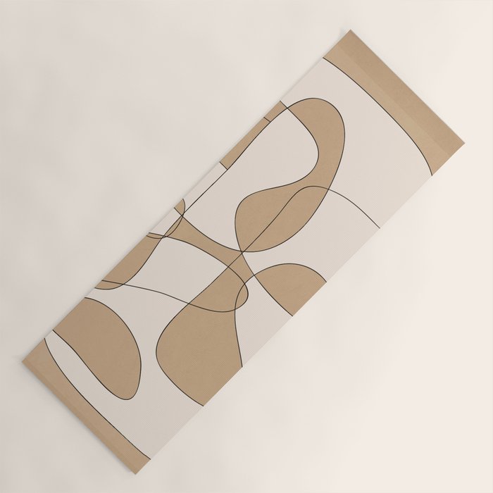 Abstract line art 25 Yoga Mat Gallery Image 1