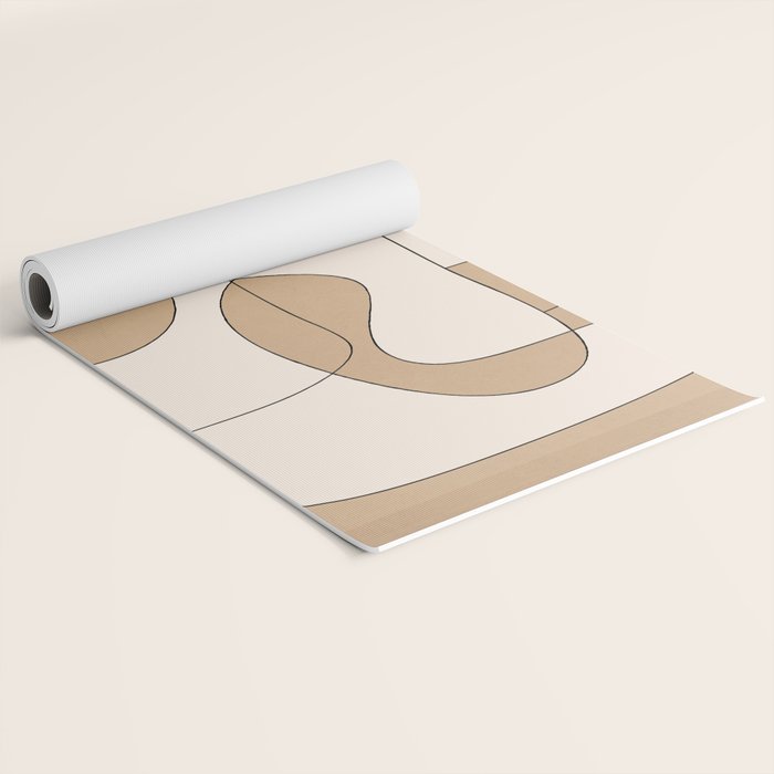 Abstract line art 25 Yoga Mat Gallery Image 2