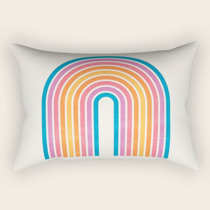 Vintage California Arch Rectangular Pillow Gallery Image 1