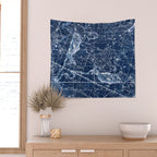 Pisces sky star map Wall Tapestry Gallery Image 2
