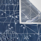 Pisces sky star map Wall Tapestry Gallery Image 3