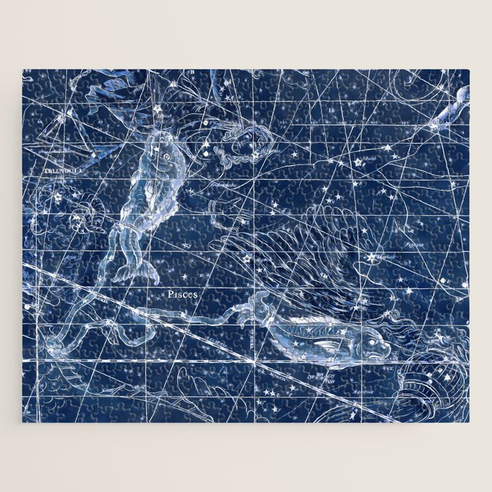 Pisces sky star map Jigsaw Puzzle Gallery Image 1