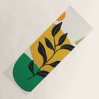 Abstract Organic Shapes and Leaves 2 Yoga Mat Gallery Image 1