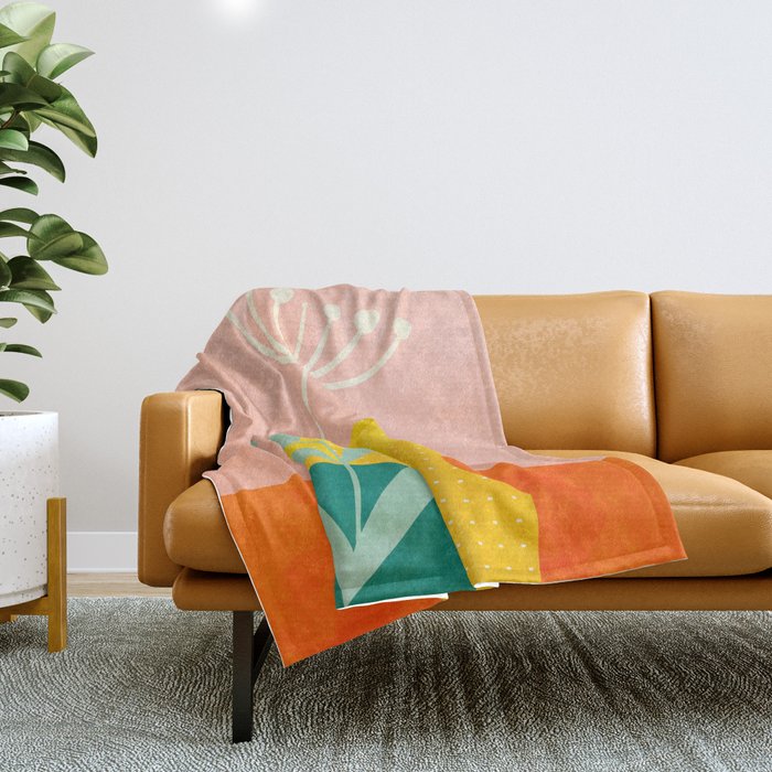 Pustekuchen/ fiddlessticks Throw Blanket Gallery Image 1