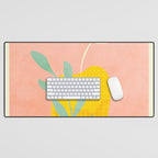 Pustekuchen/ fiddlessticks Desk Mat Gallery Image 1