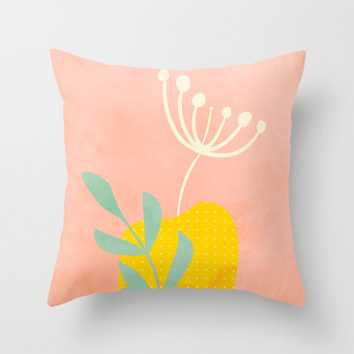 Pustekuchen/ fiddlessticks Throw Pillow Gallery Image 6