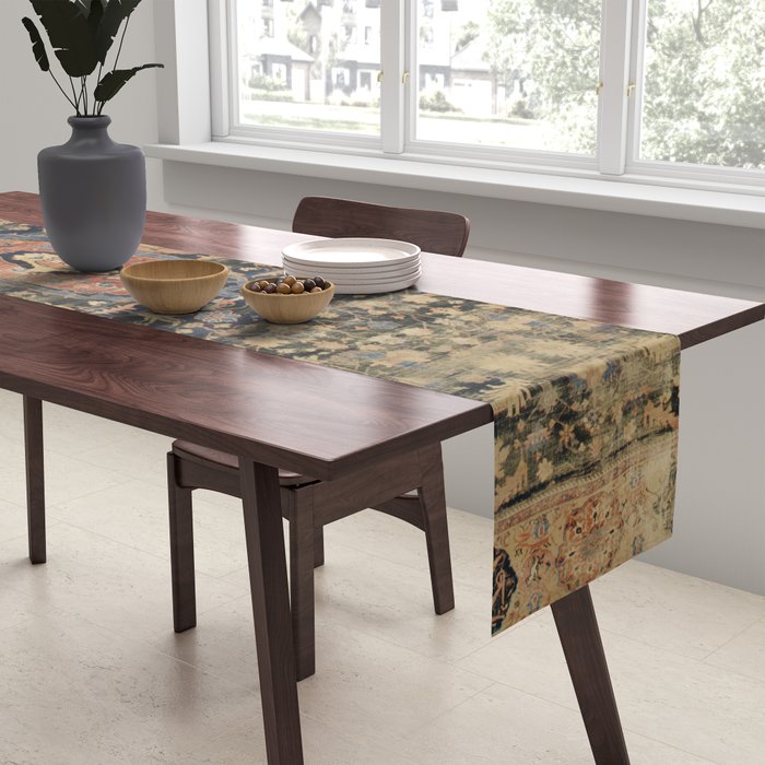 Ziegler Sultanabad West Persian Rug Print Table Runner Gallery Image 2