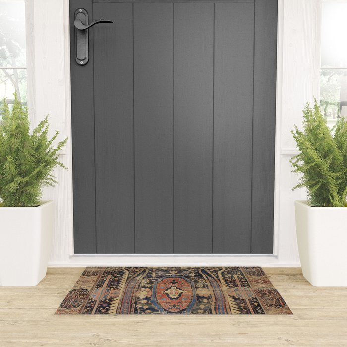 Ziegler Sultanabad West Persian Rug Print Welcome Mat Gallery Image 3
