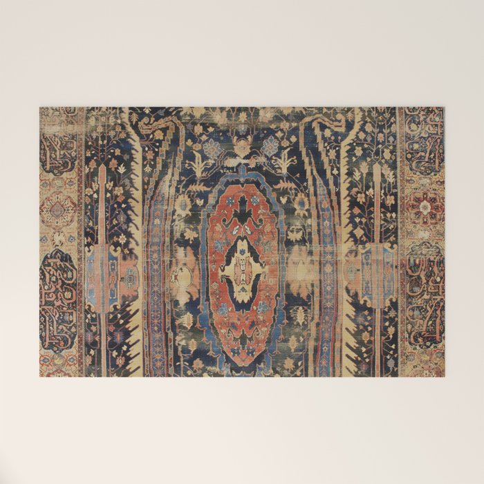 Ziegler Sultanabad West Persian Rug Print Welcome Mat Gallery Image 1