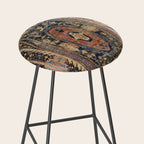 Ziegler Sultanabad West Persian Rug Print Stool Gallery Image 2