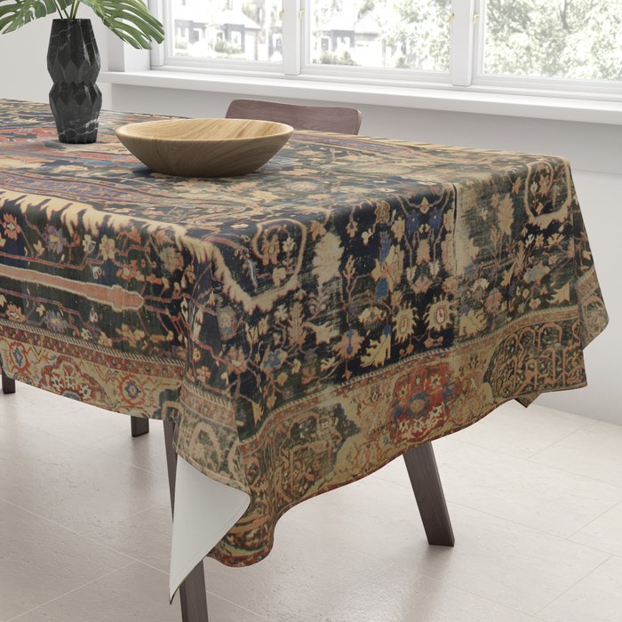 Ziegler Sultanabad West Persian Rug Print Tablecloth Gallery Image 3