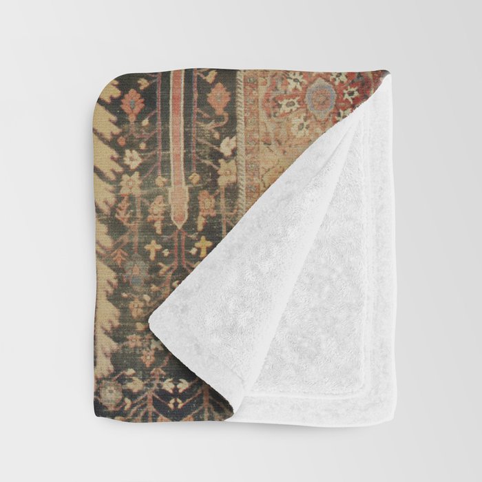 Ziegler Sultanabad West Persian Rug Print Throw Blanket Gallery Image 3
