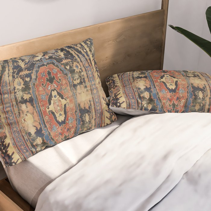 Ziegler Sultanabad West Persian Rug Print Pillow Sham Gallery Image 2