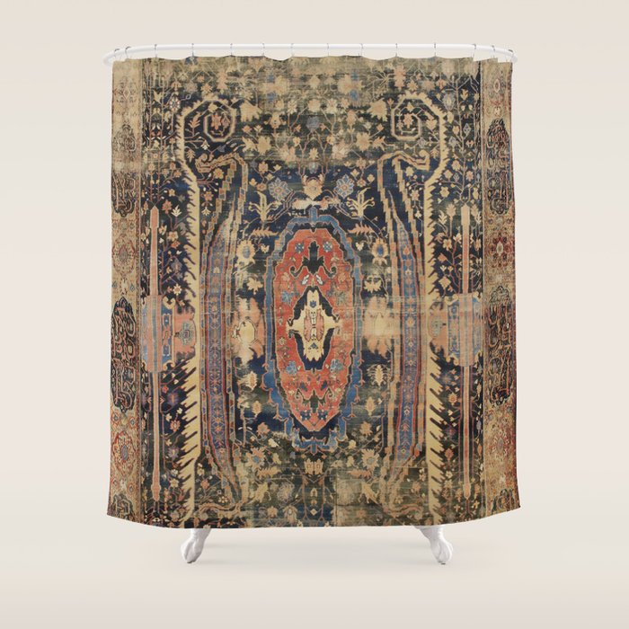 Ziegler Sultanabad West Persian Rug Print Shower Curtain Gallery Image 1