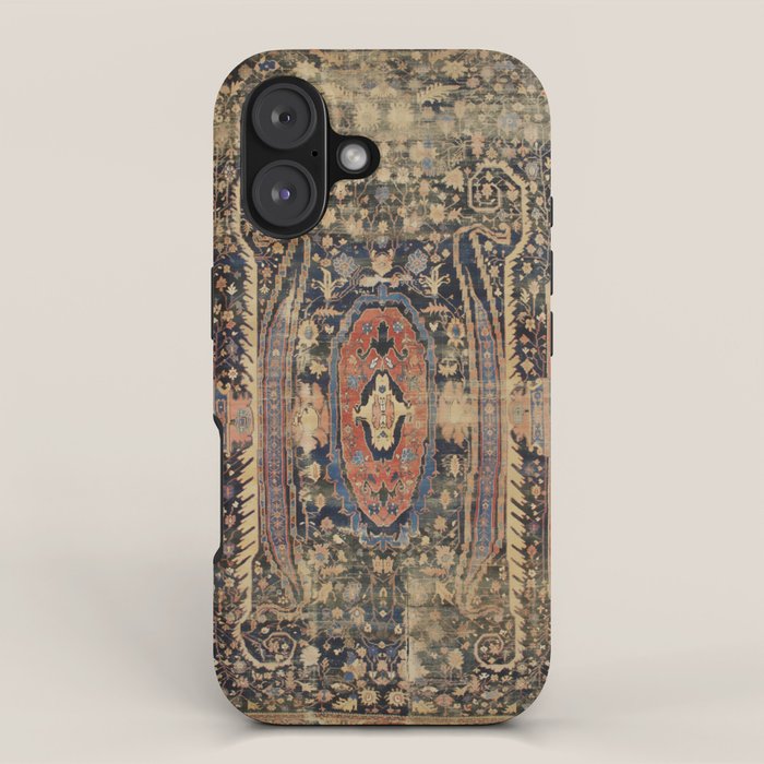 Ziegler Sultanabad West Persian Rug Print iPhone Case Gallery Image 1