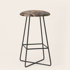 Ziegler Sultanabad West Persian Rug Print Stool Gallery Image 1