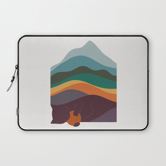 Cat Landscape 8 Laptop Sleeve Gallery Image 1