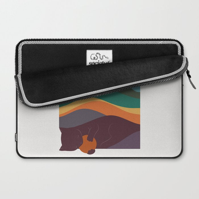 Cat Landscape 8 Laptop Sleeve Gallery Image 2