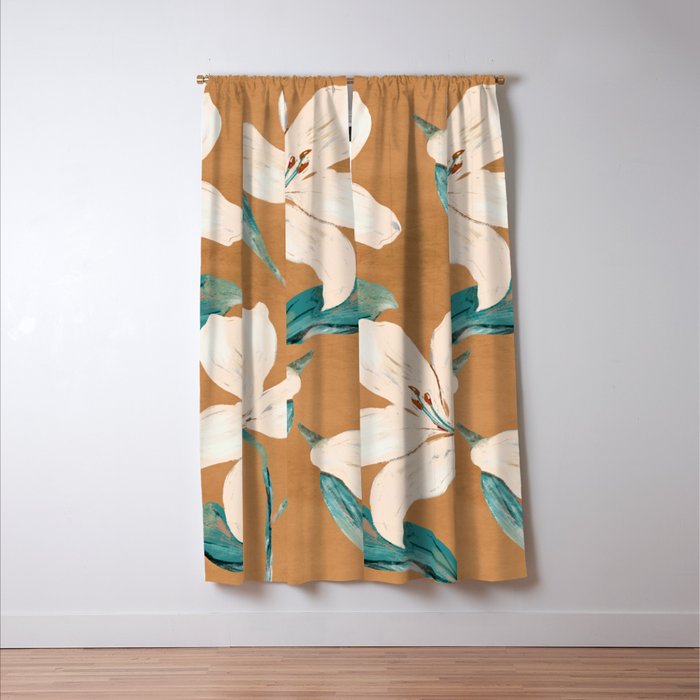 Spring Flowers 7 Window Curtain Gallery Image 3