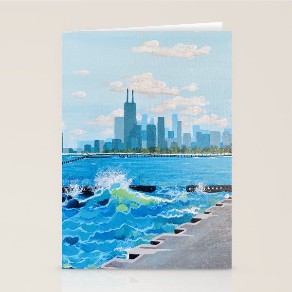 City on the Lake Stationery Card Gallery Image 2