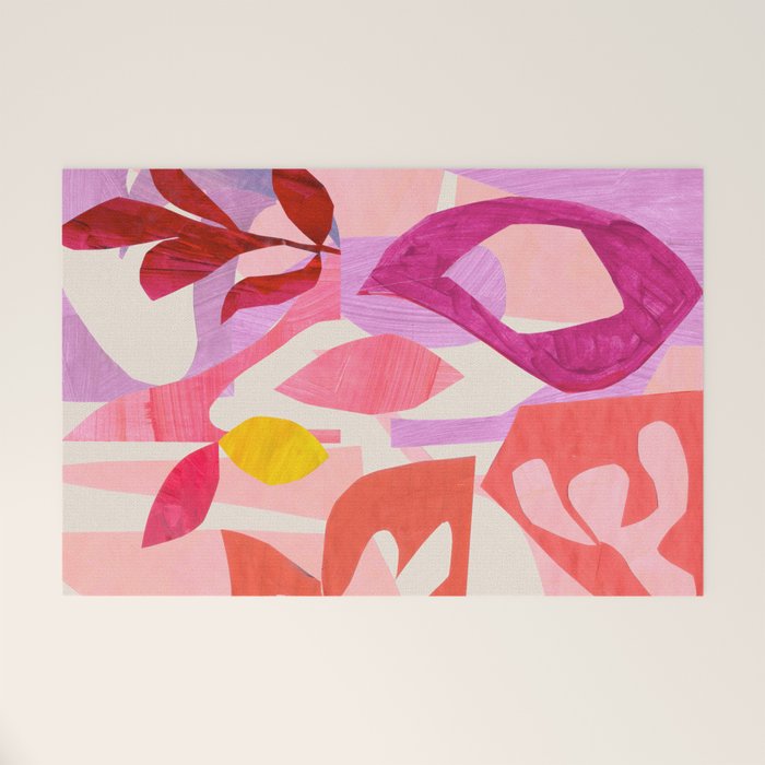 Crimson Spring Welcome Mat Gallery Image 1