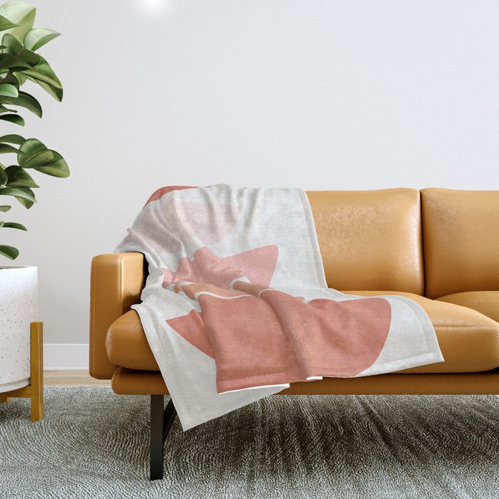 Abstract Minimal Shapes IV Throw Blanket Gallery Image 1