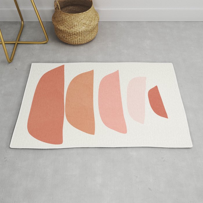 Abstract Minimal Shapes IV Rug Gallery Image 1