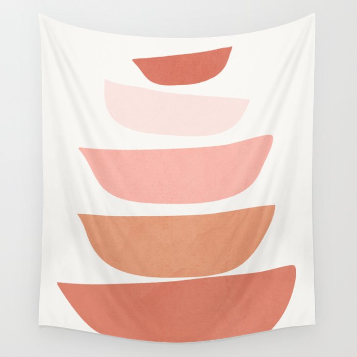 Abstract Minimal Shapes IV Wall Tapestry Gallery Image 1