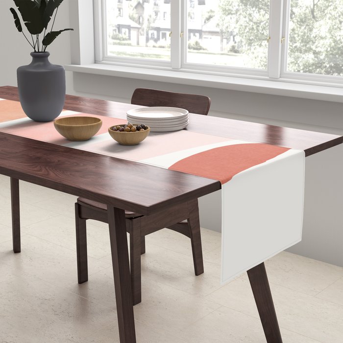Abstract Minimal Shapes IV Table Runner Gallery Image 2