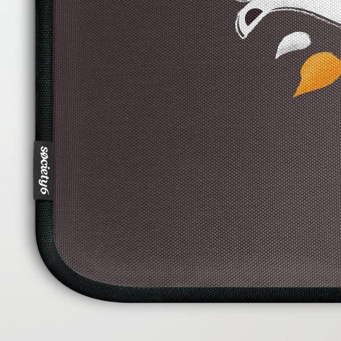 Retro christmas birds illustration Laptop Sleeve Gallery Image 3