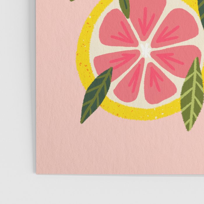 Grapefruit Blooms â Blush Poster Gallery Image 3