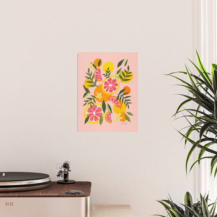 Grapefruit Blooms â Blush Poster Gallery Image 2