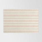 ivy stripes - cream, rust and terracotta Rug Gallery Image 2