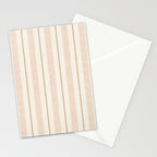 ivy stripes - cream, rust and terracotta Stationery Card Gallery Image 2