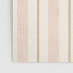 ivy stripes - cream, rust and terracotta Poster Gallery Image 3