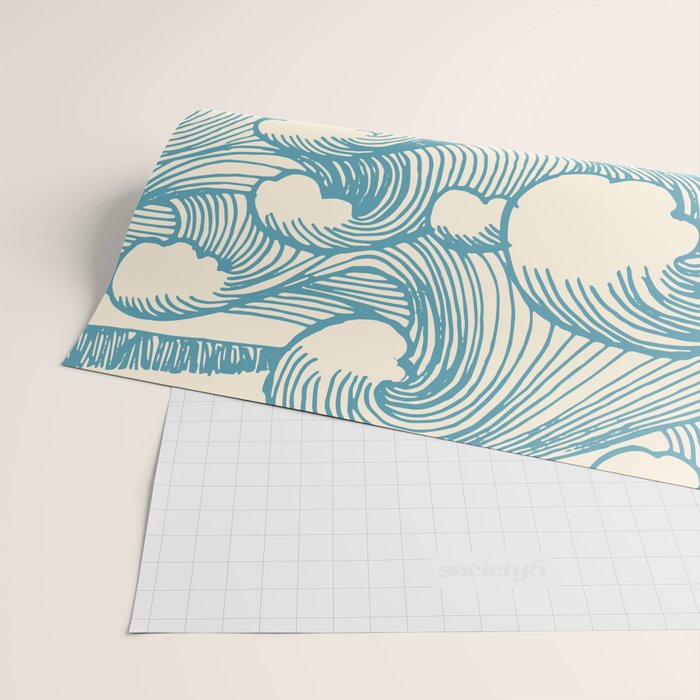 Waves Wrapping Paper Gallery Image 2