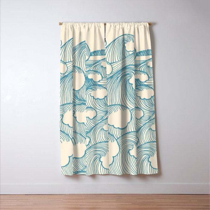 Waves Window Curtain Gallery Image 3