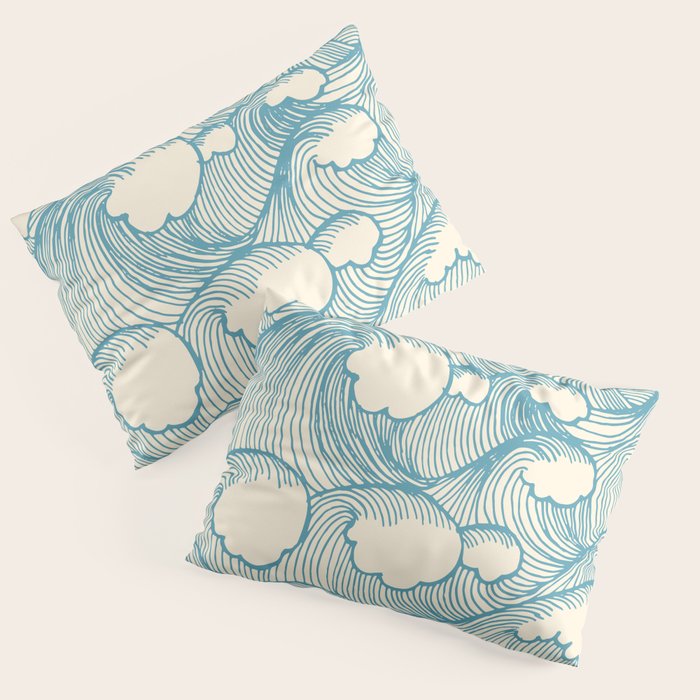 Waves Pillow Sham Gallery Image 1