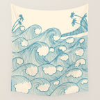 Waves Wall Tapestry Gallery Image 4