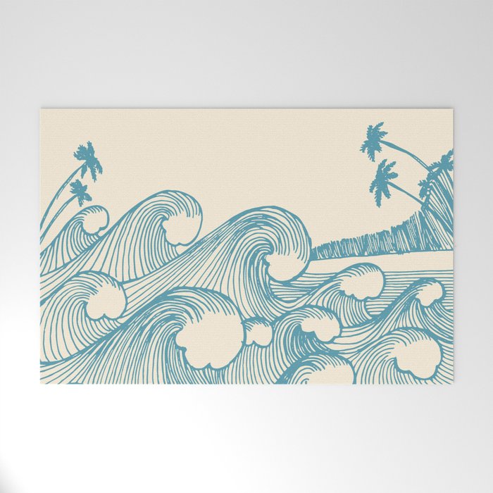 Waves Welcome Mat Gallery Image 1
