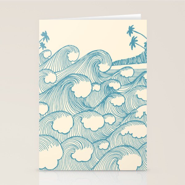 Waves Stationery Card Gallery Image 2