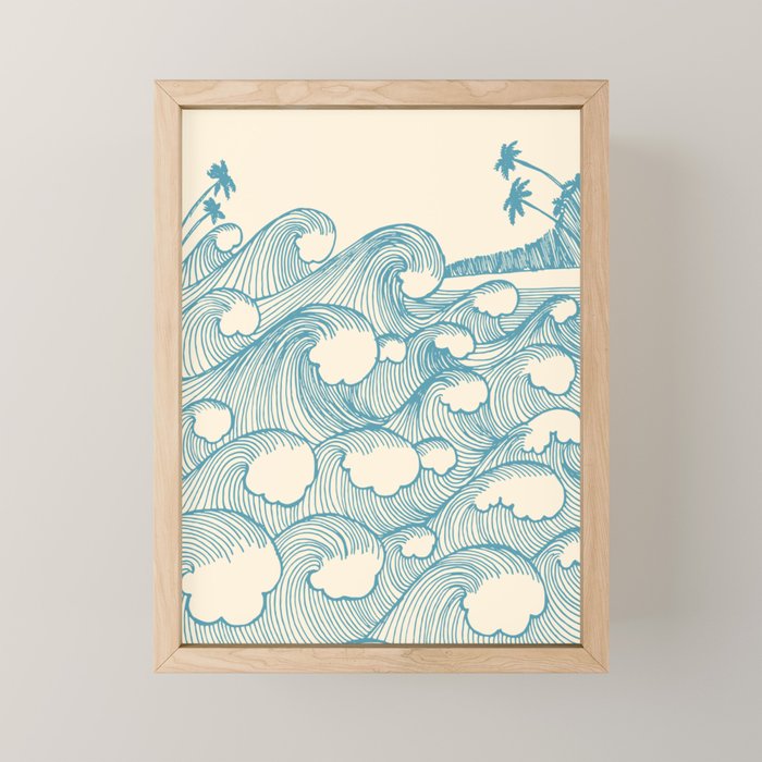 Waves Mini Art Print Gallery Image 1